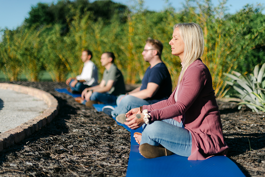 person at Beachside's luxury Florida group counseling session