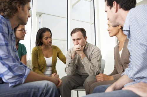 person at Beachside's luxury Florida group counseling session