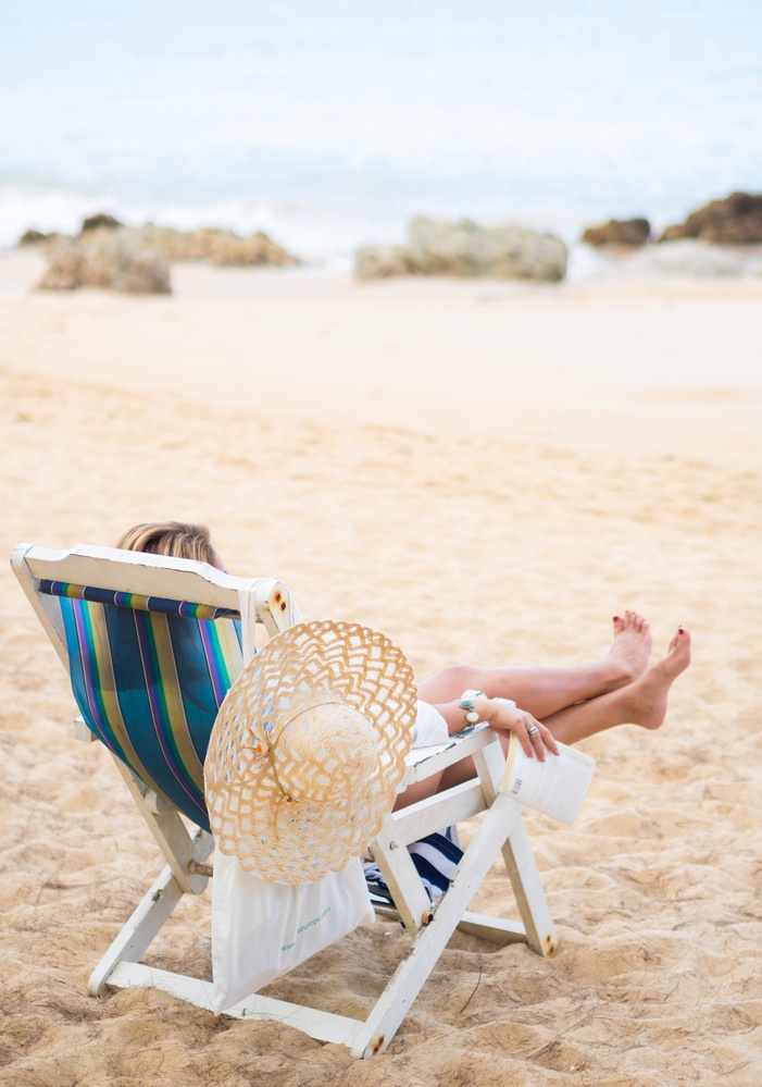 woman relaxing during treatment