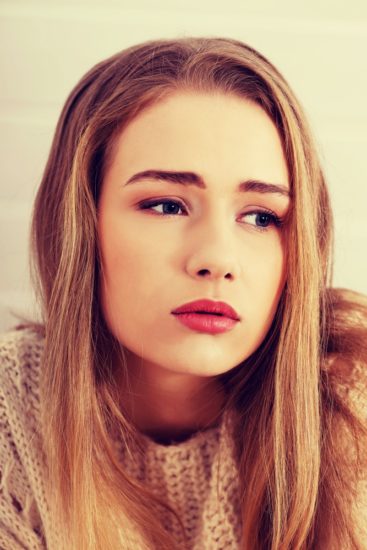 young woman considers entering detox center in florida young woman considers entering detox center in florida
